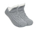 Fleece-lined slipper socks: Solid Grey