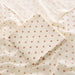 Muslin swaddle blanket with love heart print