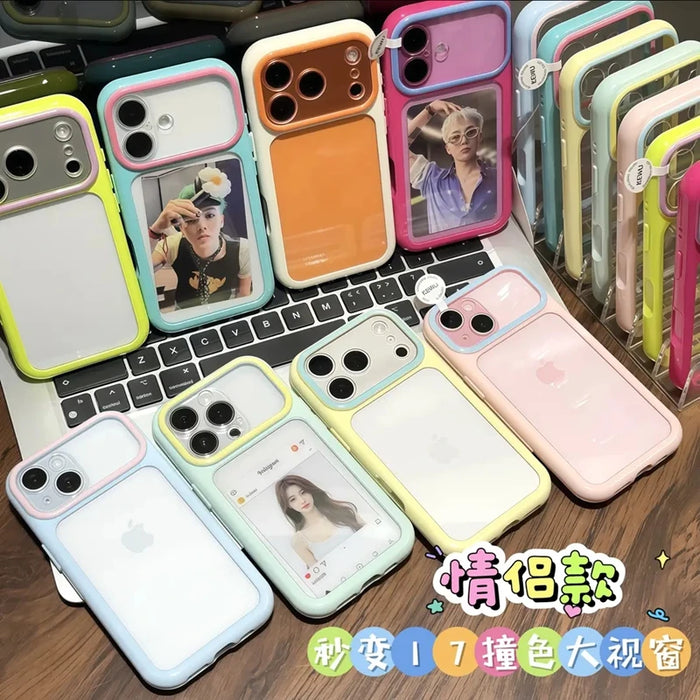 Luxury Candy Clear Phone Case For IPhone 11 12 13 14 15 16 17 18 Pro Max Plus Air Transparent Shockproof Bumper Back Cases Cover