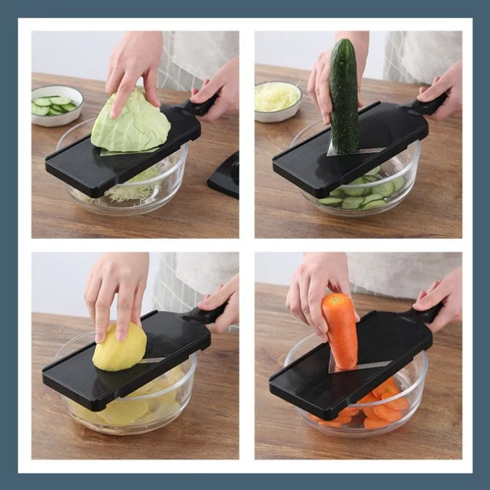 Vegetables Cutter Stainless Steel Cabbage Shredder Manual Chopper Potato Cucumber Carrot Slicer Grater Slicer Kitchen Gadgets