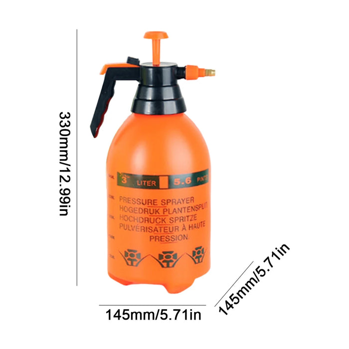 2L/3L Hand Pressure Water Sprayer Portable Garden Sprayer Disinfection Spray Bottle Plants Sprinkler Car Wash Spray Watering Can