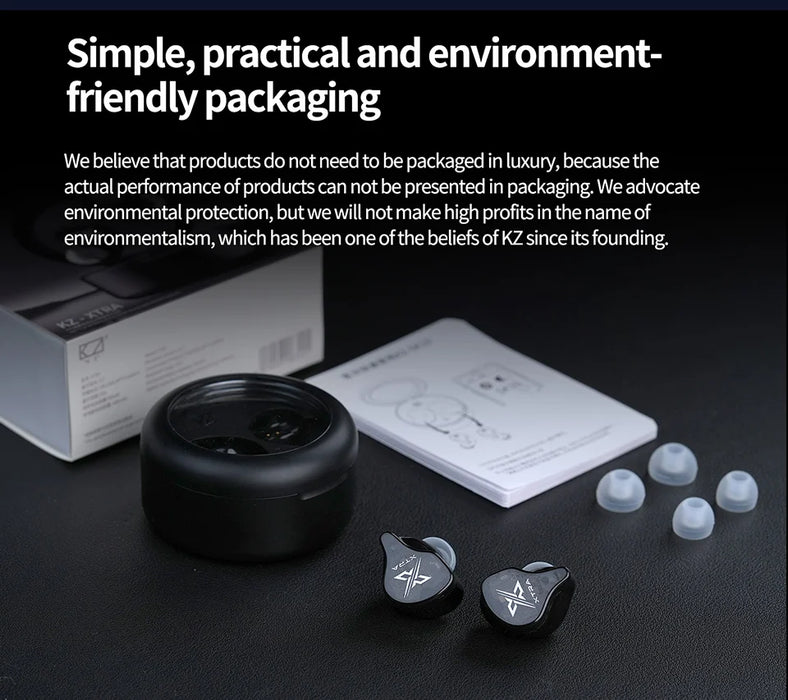 KZ Xtra TWS Noise Cancelling Bluetooth 5.4 Earphones True Wireless Earbuds Multi-Mode ANC QCC3091