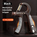 Adjustable hand grip strengthener: Black