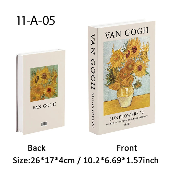 Luxury Fake Book Storage Box Abstract Decorative Books Open Paris Home Decor Coffee Table Bedroom Ornaments Interior Decoration