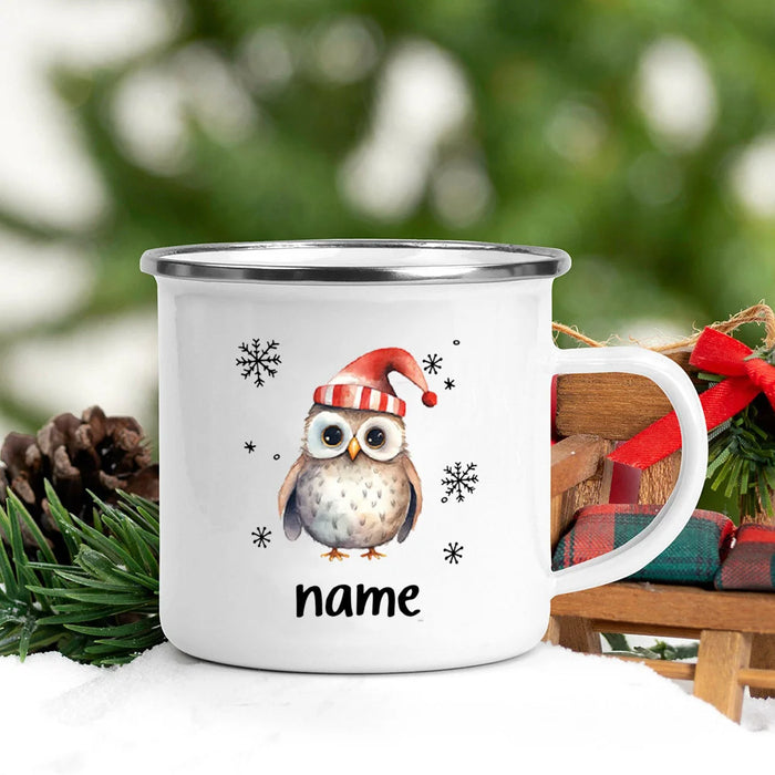 Personlized Cookie Snowman with Name Mug Hot Cocoa Chocolate Mug