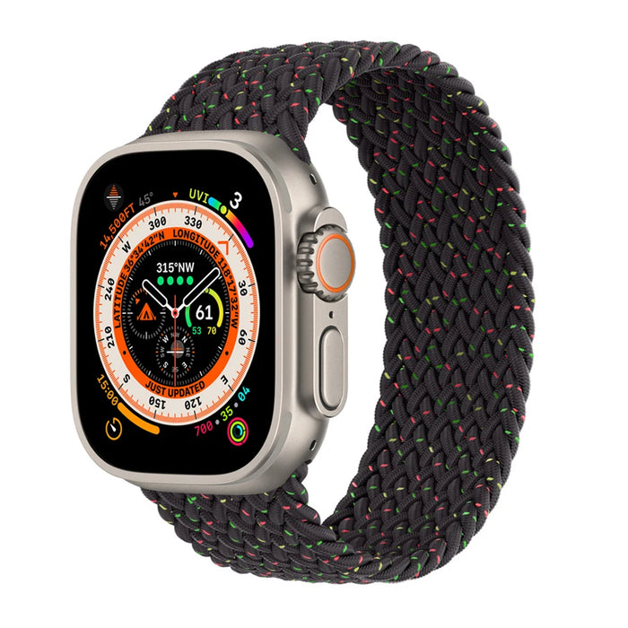 Braided Solo Loop For Apple Watch Strap 44mm 40mm 45mm 41mm 49mm 42mm 46mm Bracelet iWatch Series 10 9 SE 8 7 6 5 4 Ultra 2 Band