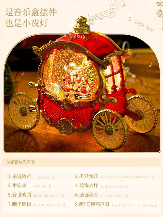 Christmas Gift Santa Tree Small Night Lamp Storm Lantern Decoration
