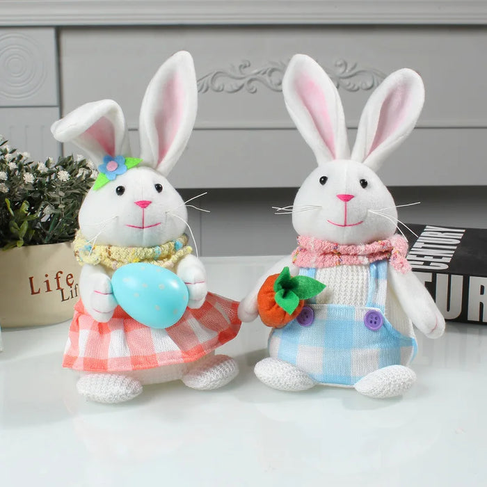 Easter Bunny Gnome Led Light Large Easter Rabbit Ornaments for Home Office Spring Easter Party Bunny Gnome Hanging Ornament 2024
