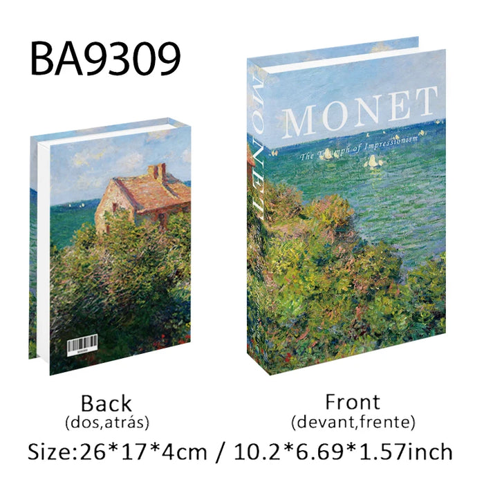 Luxury Fake Book Storage Box Abstract Decorative Books Open Paris Home Decor Coffee Table Bedroom Ornaments Interior Decoration