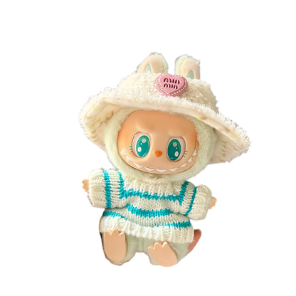 Labubu Doll Clothes Outfit Accessories For Korea Kpop Exo Labubu Idol V1 V2 Skirt sweater Clothing Gift
