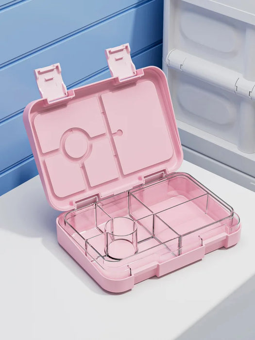 1100ml Cartoon Christmas Printed Lunch Box Microwavable Bento Box Interlayer Leakproof Storage Box Hermetic Containers Students