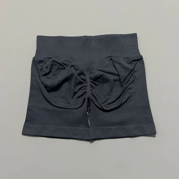 Women Fitness Workout Shorts Yoga High Waist Lift Butt Fitness Shorts Gym Running Sportswear Women Push Up Gym Leggings