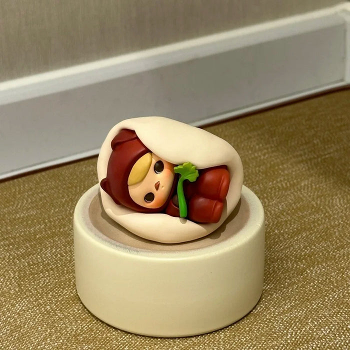 Pucky The Feast Series Gourmet Restaurant Action Figurine Kawaii Doll Toy Cartoon Model Pvc Desktop Doll Toys Festival