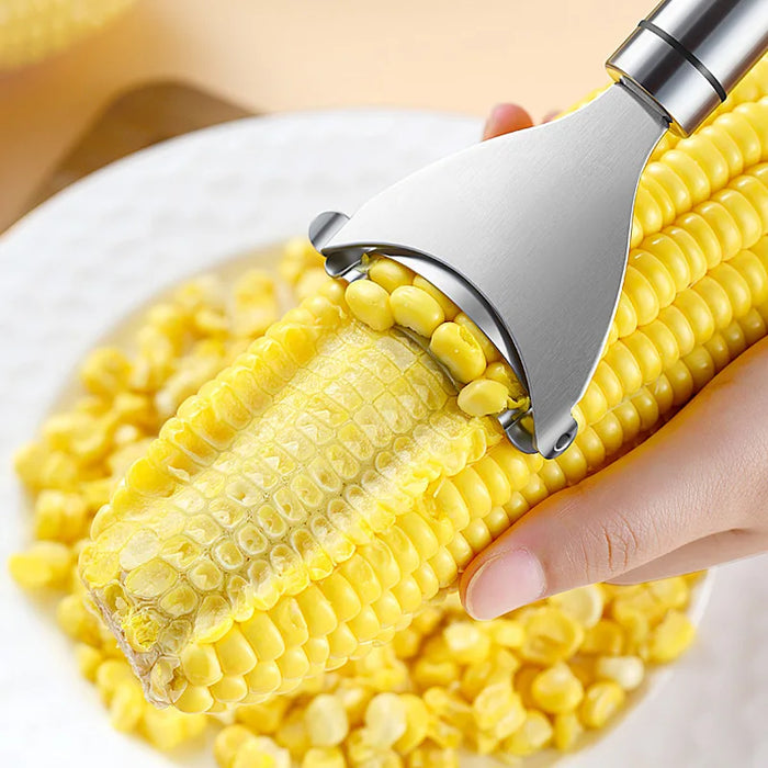 Stainless Steel Corn Stripper Corns Threshing Corn Thresher Stripper Peeler Corn Kerneler Peeler Fruit Vegetable Kitchen Gadgets