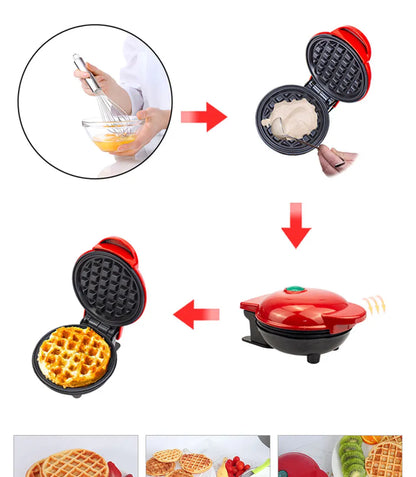 110V&220V Electric Mini Waffles Maker Machine Kitchen Cooking Appliance