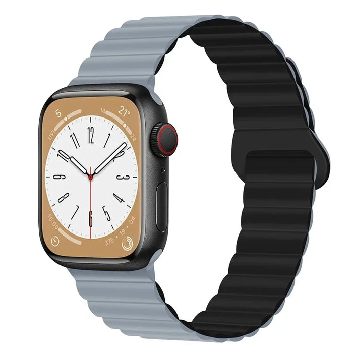 Magnetic Loop Band For Apple Watch Ultra 2 49mm 45mm 44mm 40mm 41mm 42mm Silicone Bracelet iWatch Series 9 8 7 6 SE 5 4 3 Strap