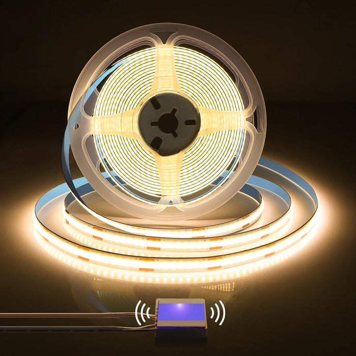 Makeup Mirror Backlight Lighting COB 5V USB LED Strip Penetrate Mirror Touch Sensor Switch Dimmable Bathroom Vanity Mirror Light