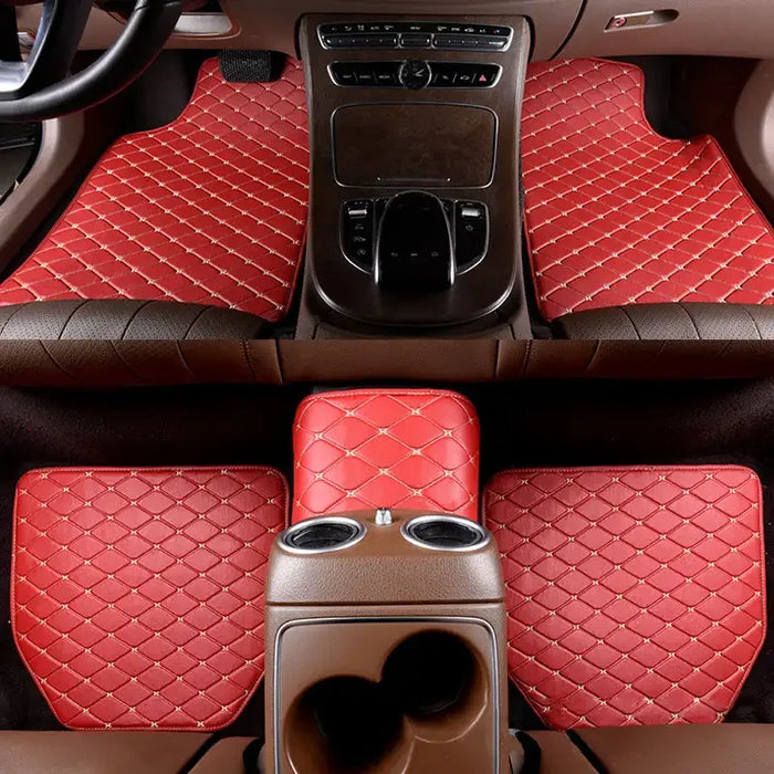 5 pcs Universal Waterproof Leather Car Floor Mats
