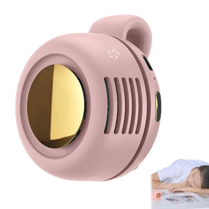Portable Silent Mini Bladeless Electric Fan,Small fan Clip on Shirt Waist Mini Bladeless Fan Adjustable 3-Speed For Outdoor NEW