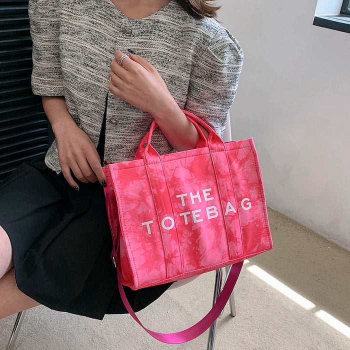 Large Canvas Tote Bag Shoulder Crossbody Bags for Women Handbag