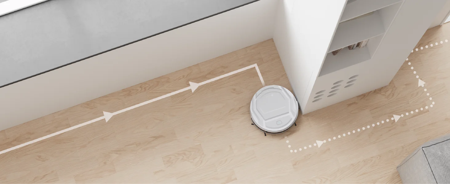 Lefant M210 Pro Robot Vacuum Cleaner, 2200Pa Powerful Suction, 120 Mins Runtime, Automatic Self-Charging,Wi-Fi/App/Alexa Control