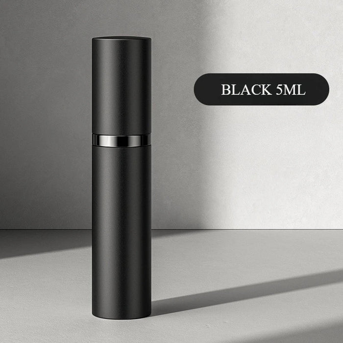 Black 5 mL perfume atomizer