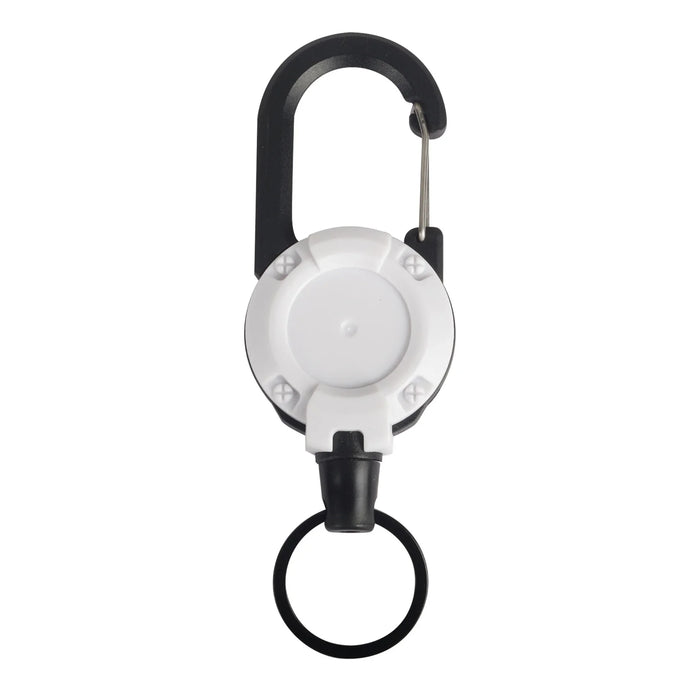 Anti-theft Metal Easy-to-pull Buckle Rope Elastic Keychain Sporty Retractable Key Ring Anti Lost Yoyo Ski Pass ID Card
