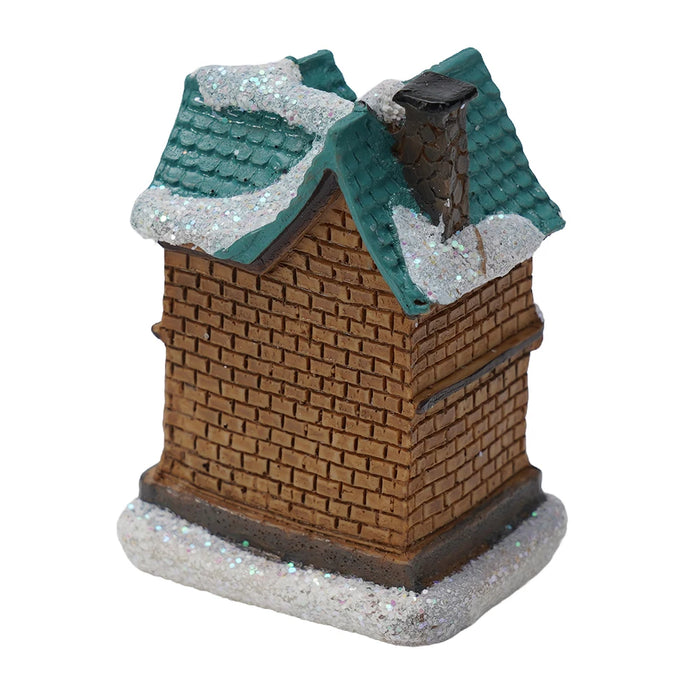 Brightness LED Light Up Small Village House Scene Christmas Decor Ornament 2024 New Year Home Decor Navidad