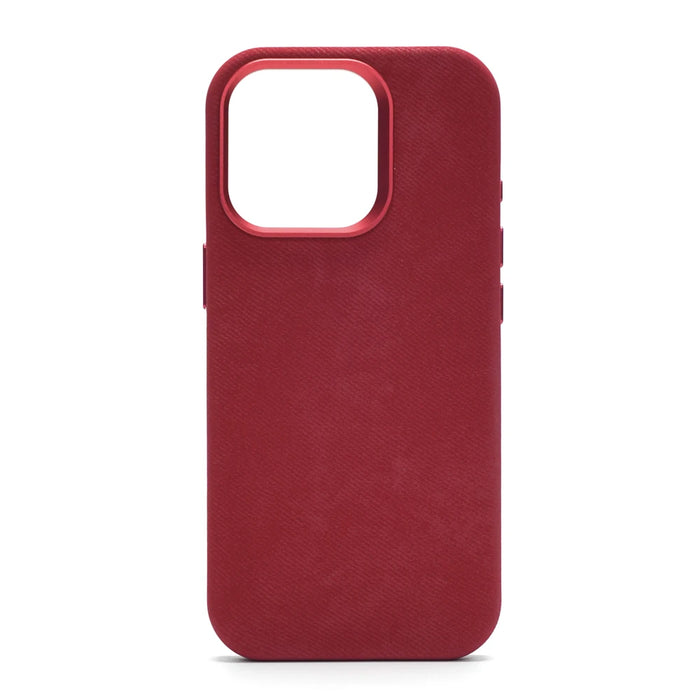 Luxury For MagSafe Fiber Leather Shockproof Case For iPhone 18 17 16 Pro Max Air 15 14 Plus 13 12 Magnetic Wireless Charge Cover