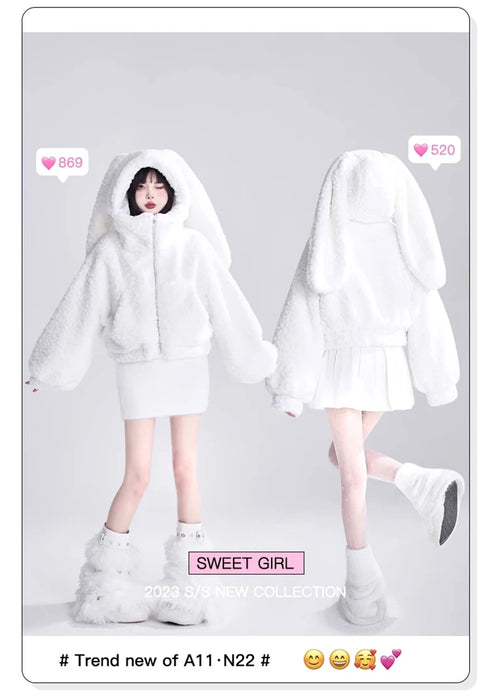 Autumn Winter Faux Fur Coat