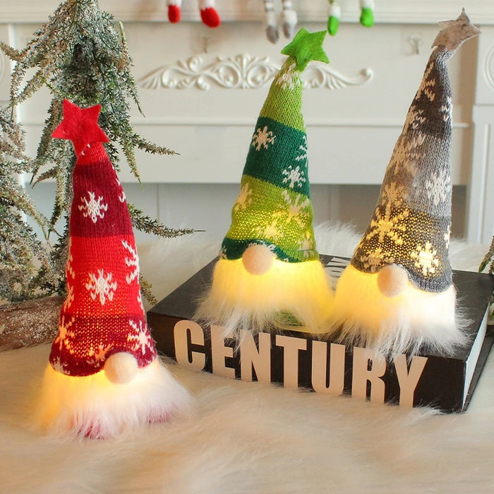 6 Styles Glowing Gnome Christmas Faceless Doll Merry Christmas