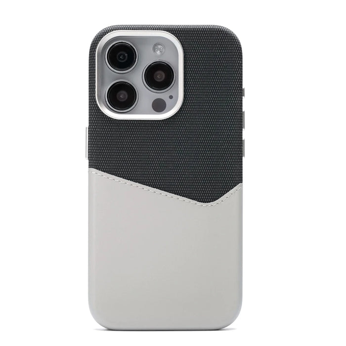 Hit Color Business Card Pocket PU Leather Magnetic Case For iPhone 17 Air 16 15 Pro Max 13 14 12 MagSafe Wireless Charging Cover