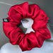Mulberry silk scrunchie, Wine Red