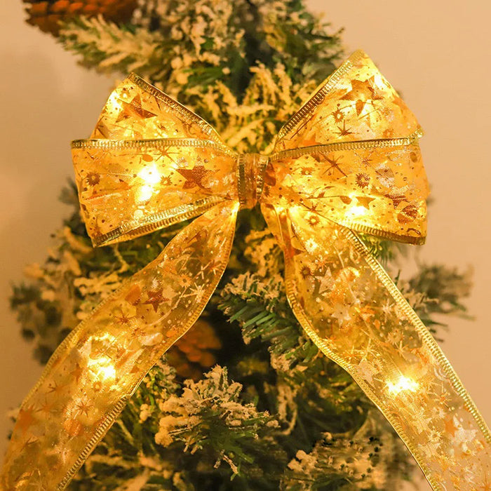 1/3/5/10M LED Christmas Tree Fairy Ribbon Lights String Navidad Christmas