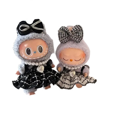 Labubu Doll Clothes Outfit Accessories For Korea Kpop Exo Labubu Idol V1 V2 Skirt sweater Clothing Gift