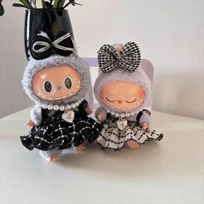 Labubu Doll Clothes Outfit Accessories For Korea Kpop Exo Labubu Idol V1 V2 Skirt sweater Clothing Gift
