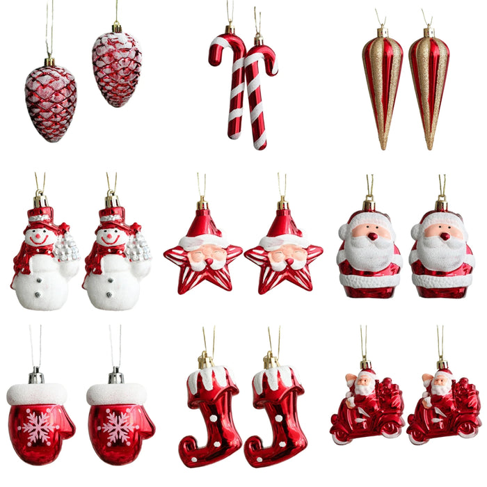 2pcs Snowman Christmas Balls Ornaments Christmas Tree Hanging Bauble