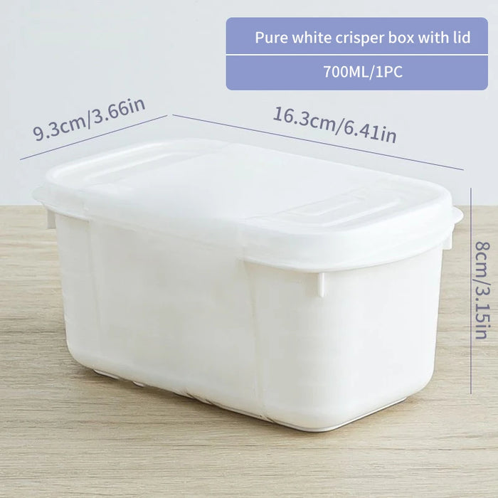 Food Grade Refrigerator Storage Fruit Vegetable Preservation Prepare The Dishes Divided Box Japanese Frozen Meat Packaging Box