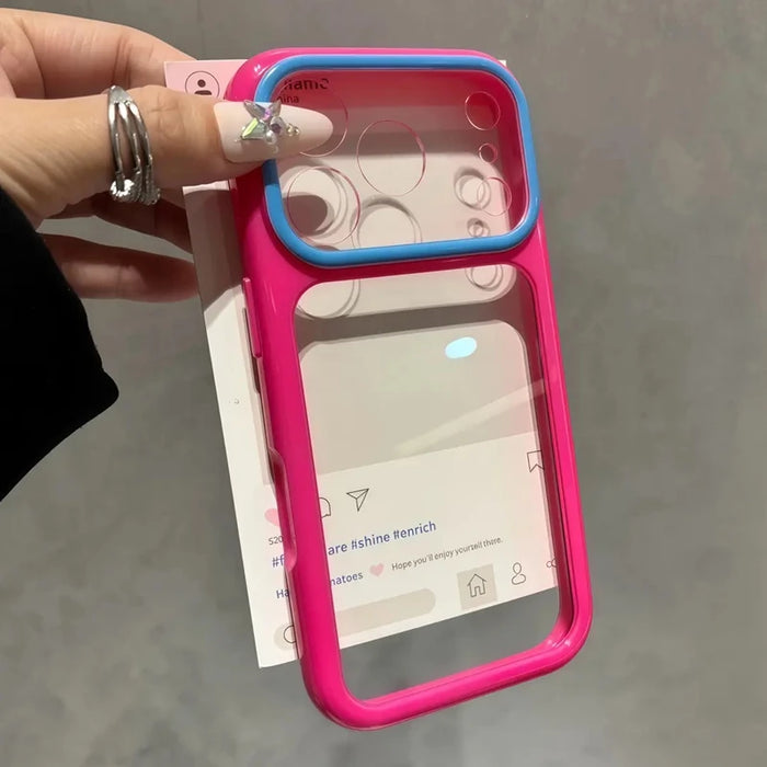 Luxury Candy Clear Phone Case For IPhone 11 12 13 14 15 16 17 18 Pro Max Plus Air Transparent Shockproof Bumper Back Cases Cover
