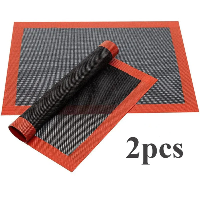 Silicone Baking Mat Sheet 30x40cm Reusable Baking Cookie Sheet Non-Stick Heat Resistant Baking Mat for Oven Grill Microwave