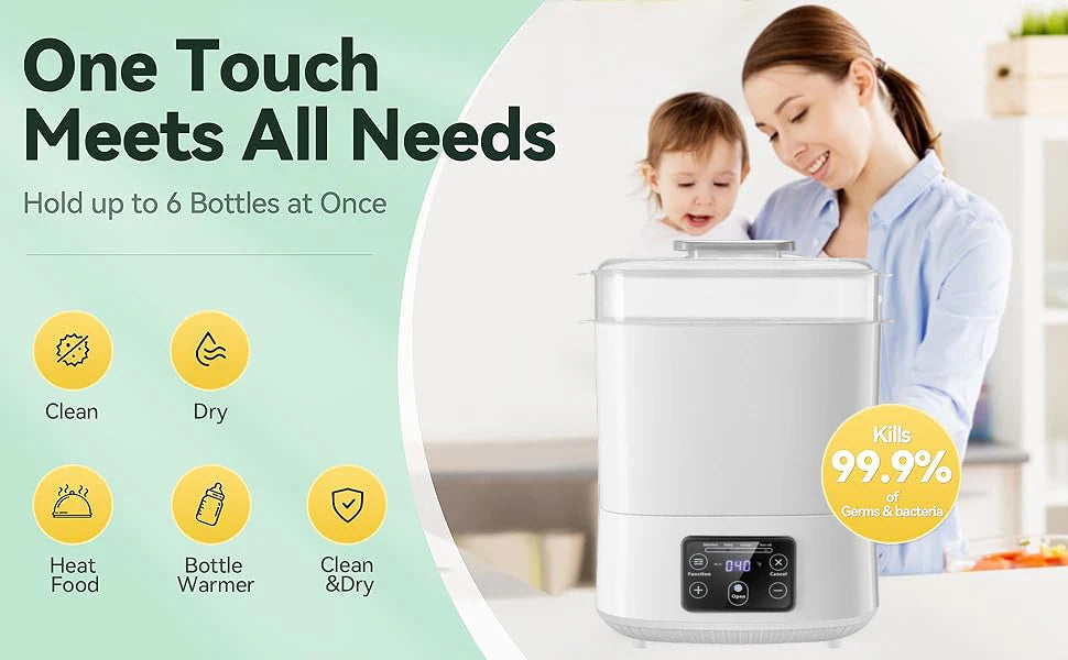 Baby Feeding Bottle Warmer & Sterilizers & Dryer Heater Electric Steam Bottle