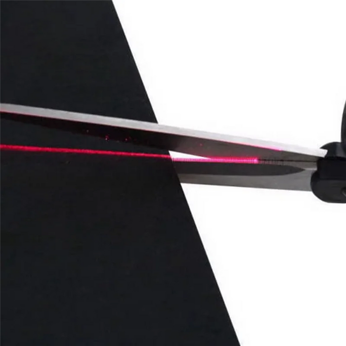 ABKO-Popular New Professional Laser Guided Scissors For Home Crafts Wrapping Gifts Fabric Sewing Cut Straight Fast Scissor