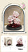 Pale pink blossom bouquet with dome and colour box, 168 pieces
