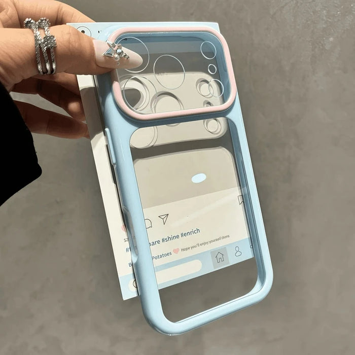 Luxury Candy Clear Phone Case For IPhone 11 12 13 14 15 16 17 18 Pro Max Plus Air Transparent Shockproof Bumper Back Cases Cover