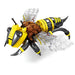 Bee building block model with clear wings