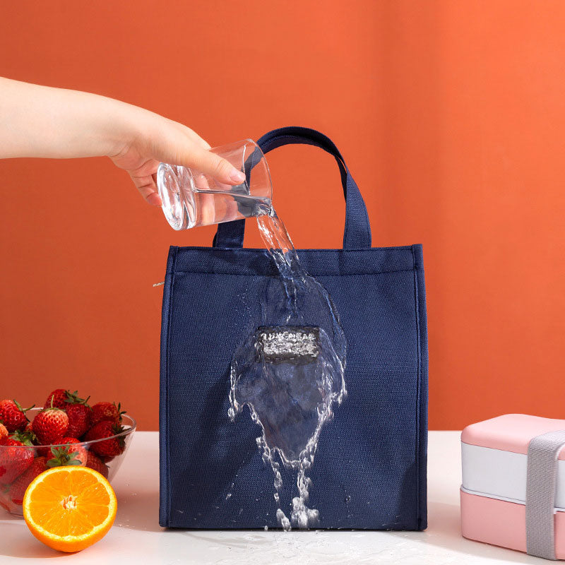 Thermal Insulated Portable Oxford Lunch Bags Picnic School Food Bento
