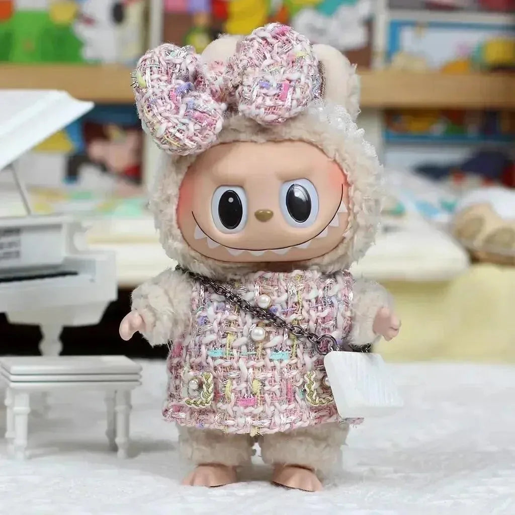Labubu Doll Clothes Outfit Accessories For Korea Kpop Exo Labubu Idol V1 V2 Skirt sweater Clothing Gift