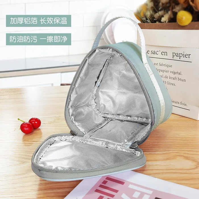 Breakfast Insulated Thermal Bag Small Triangular Rice Ball