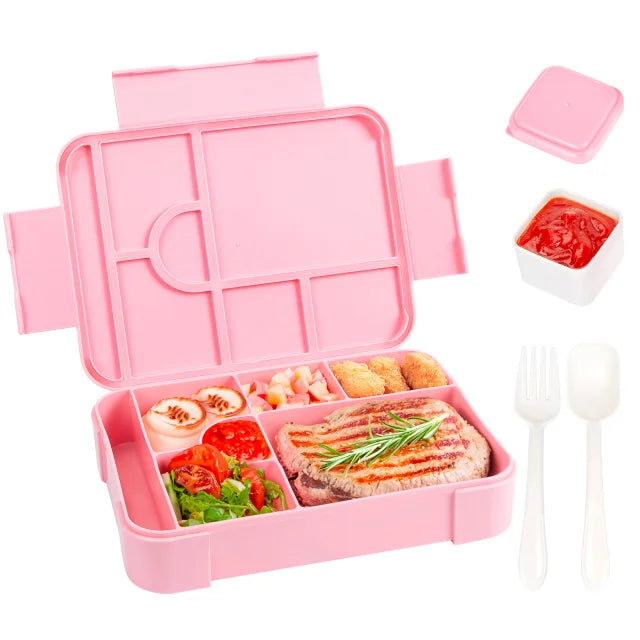 1100ml Lunch Box Microwavable Bento Box Tritan Interlayer Leakproof Storage Box Hermetic Containers Students Adults School