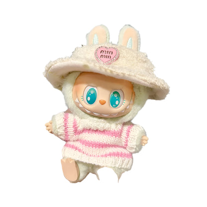 Labubu Doll Clothes Outfit Accessories For Korea Kpop Exo Labubu Idol V1 V2 Skirt sweater Clothing Gift